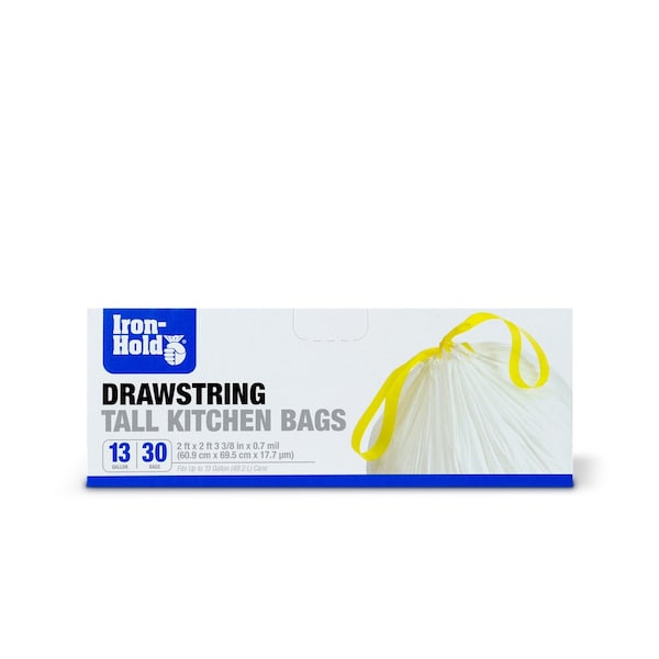 IronHold Trash Bags, 30 PK 1372524 Zoro